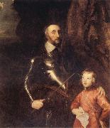 Anthony Van Dyck, The Count of Arundel and his son Thomans